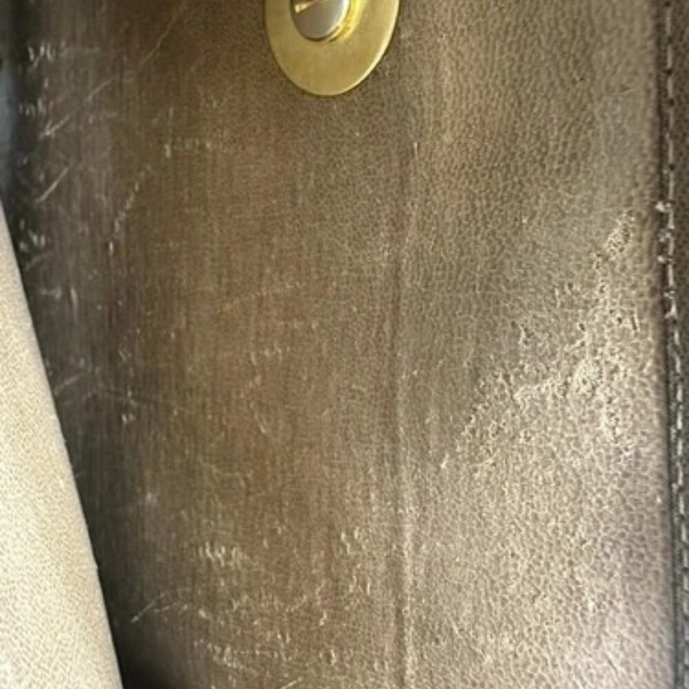 CHRISTIAN DIOR Logo Honeycomb Shoulder Hand Bag PVC Leather Beige GHW 62CA527 - Picture 10 of 16